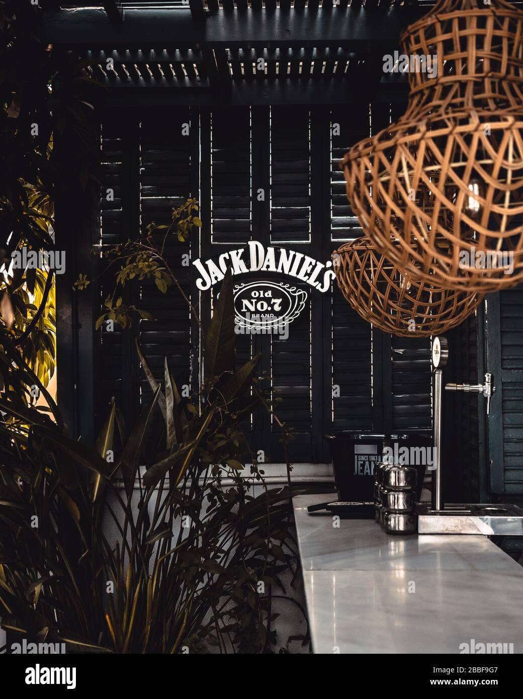 Jack Daniels Bar 1 Stock Photo