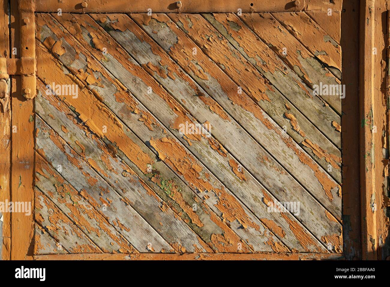 Old grunge background from brown planks Stock Photo