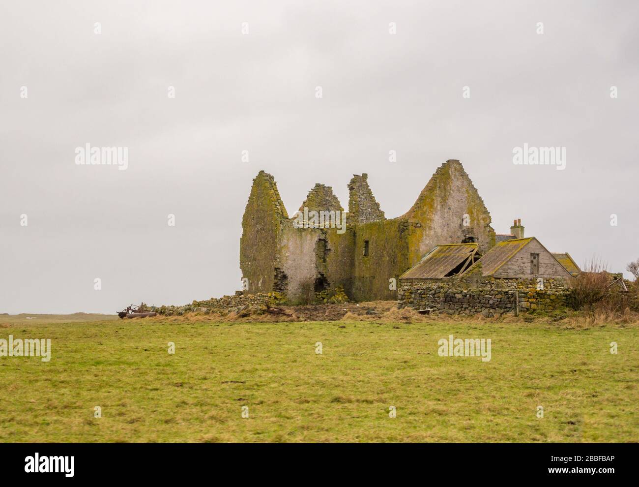 Ormiclate Castle , Isle of South Uist, Outer Hebrides, UK Stock Photo