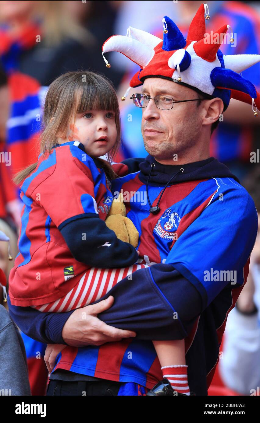 Crystal palace fans in the stands hi-res stock photography and images ...