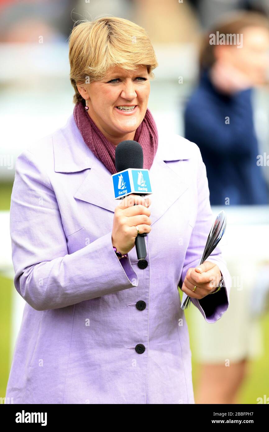 Clare Balding, Channel 4 Racing Presenter Stock Photo Alamy