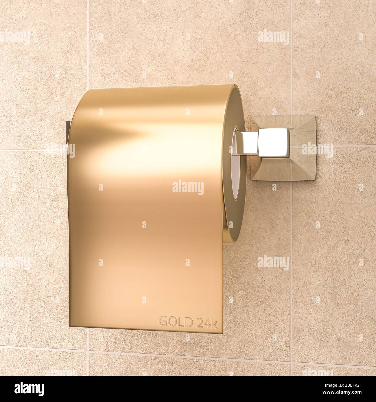 Gold toilet paper hires stock photography and images Alamy