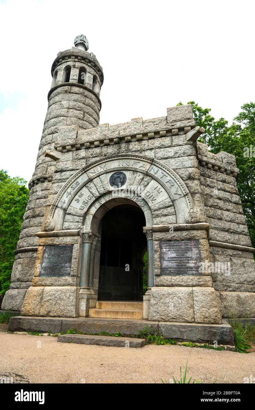 44th infantry monument statue at Gettysburg National Civil War