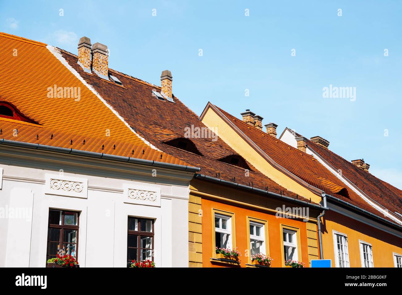 Buda district medieval old houses in Budapest, Hungary Stock Photo Alamy