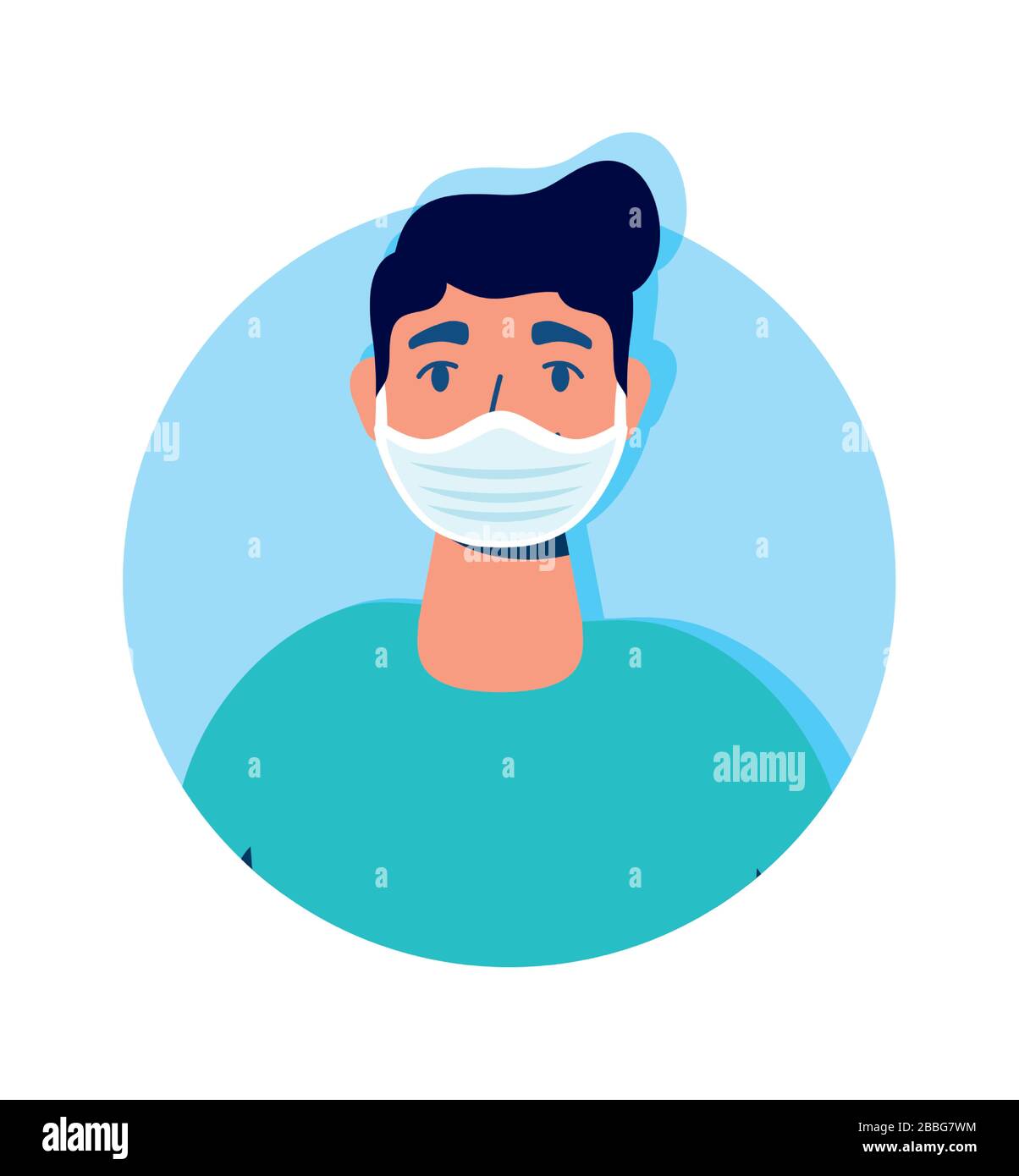 man using face mask character Stock Vector Image & Art - Alamy