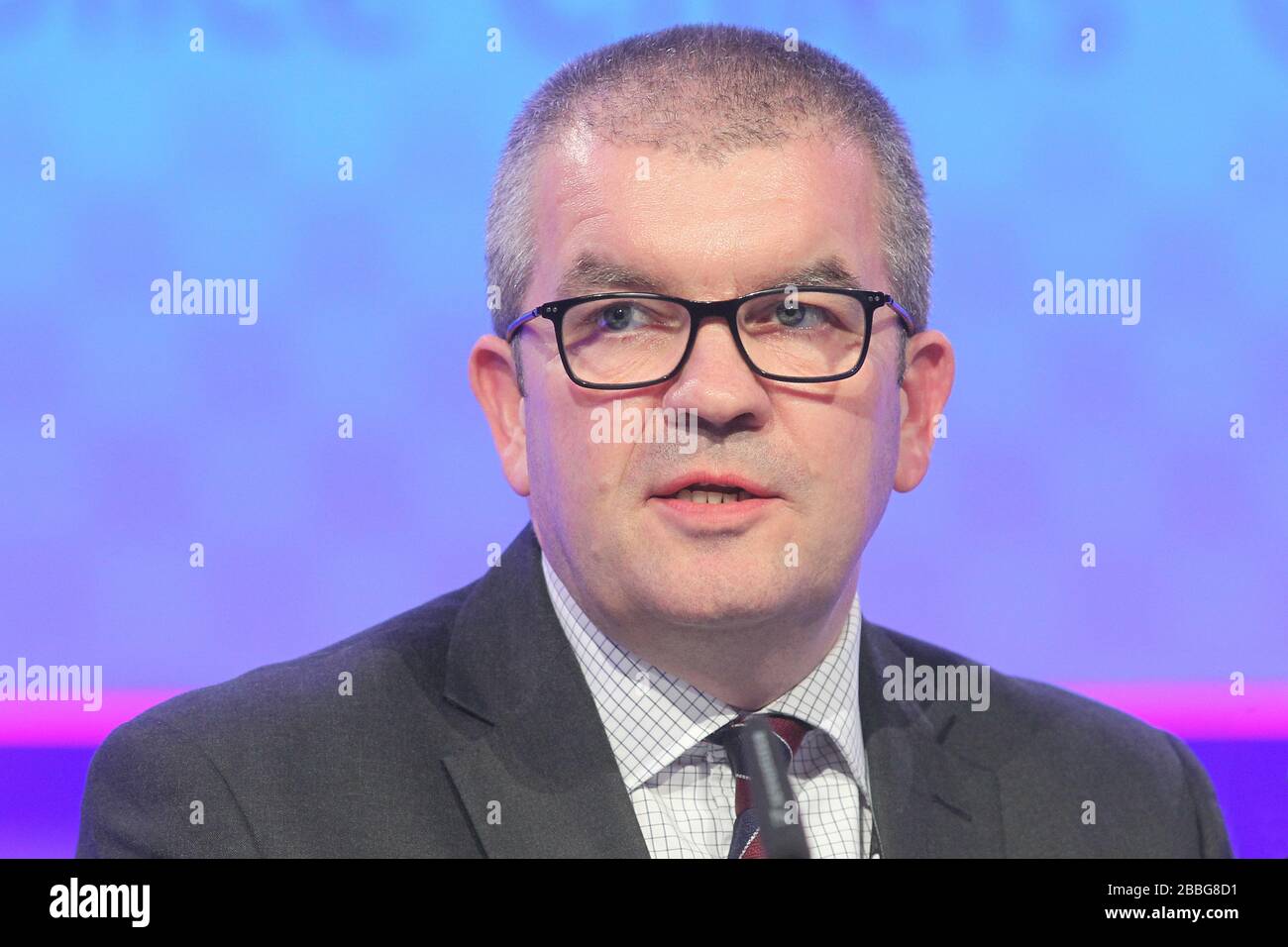 Martin Hewitt is Chair of the National Police Chiefs' Council and was speaking at their conference in February 2020. Stock Photo