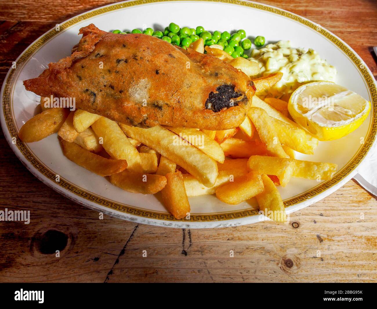 Vegan / Vegetarian Fish and chips : British traditional meal for plant  based diet Stock Photo - Alamy