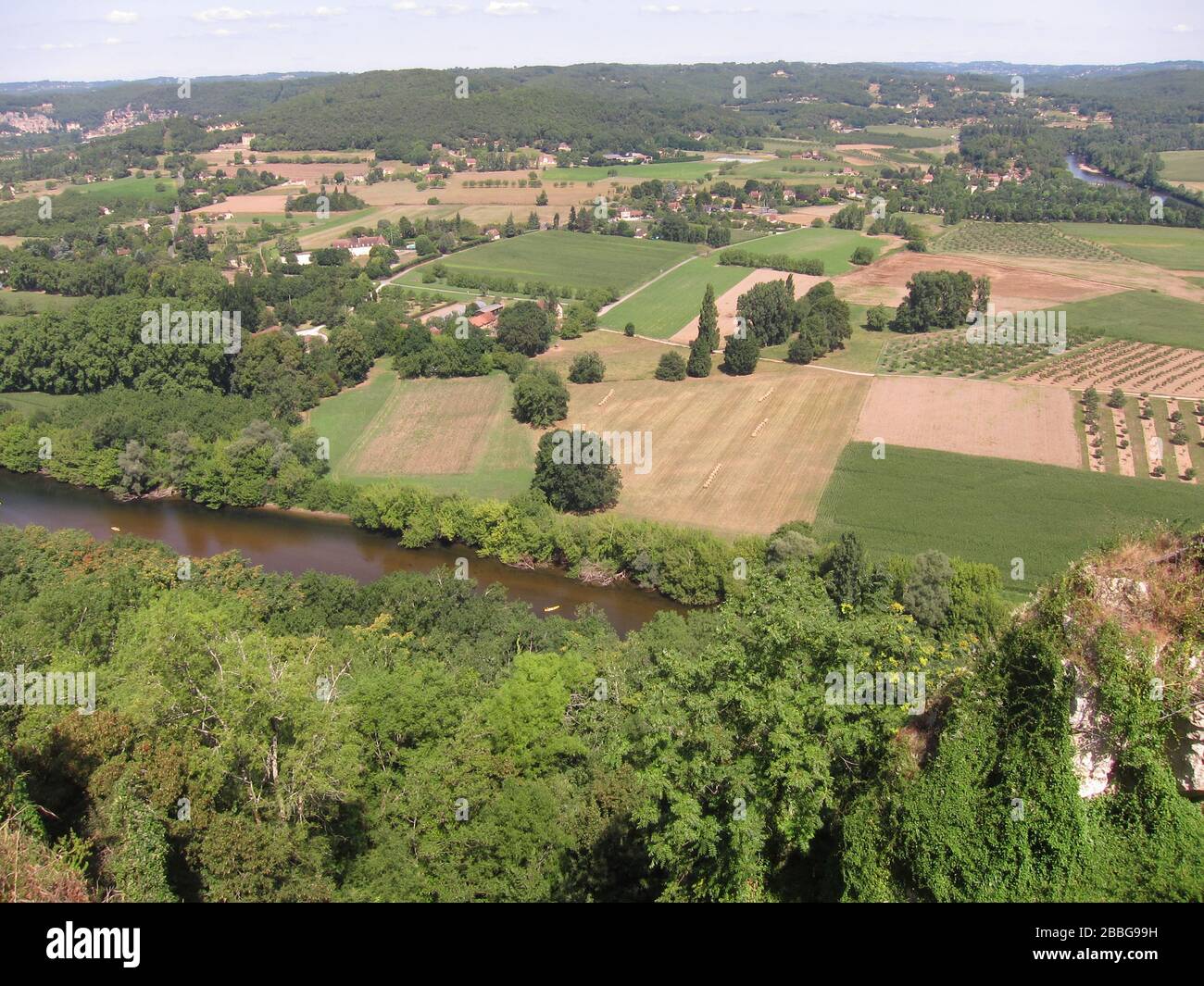Perigord country side Stock Photo