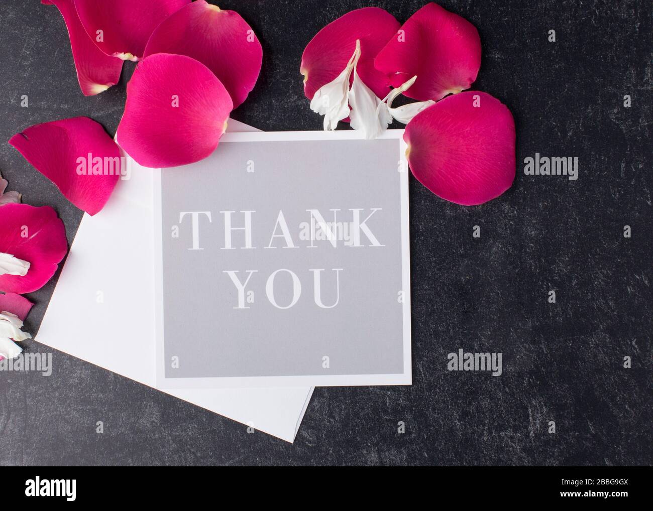 Thank you note flowers hires stock photography and images Alamy