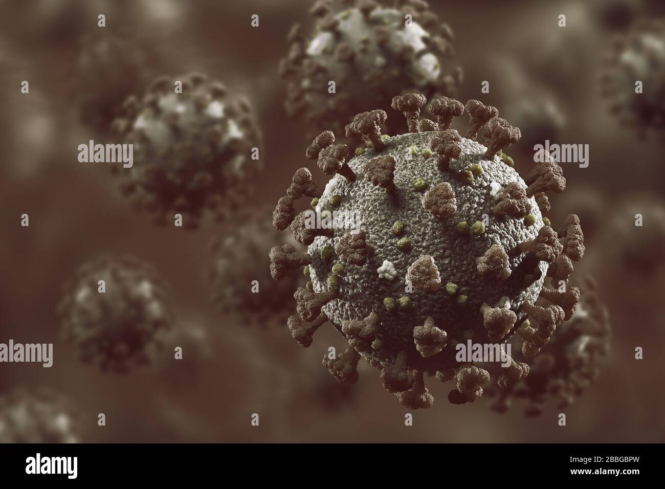 Virus particles hi-res stock photography and images - Alamy