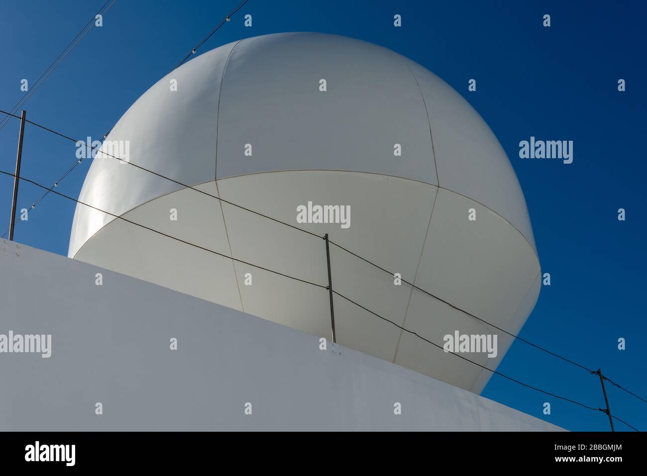 Radar on the deck of a luxury cruise ship Stock Photo - Alamy