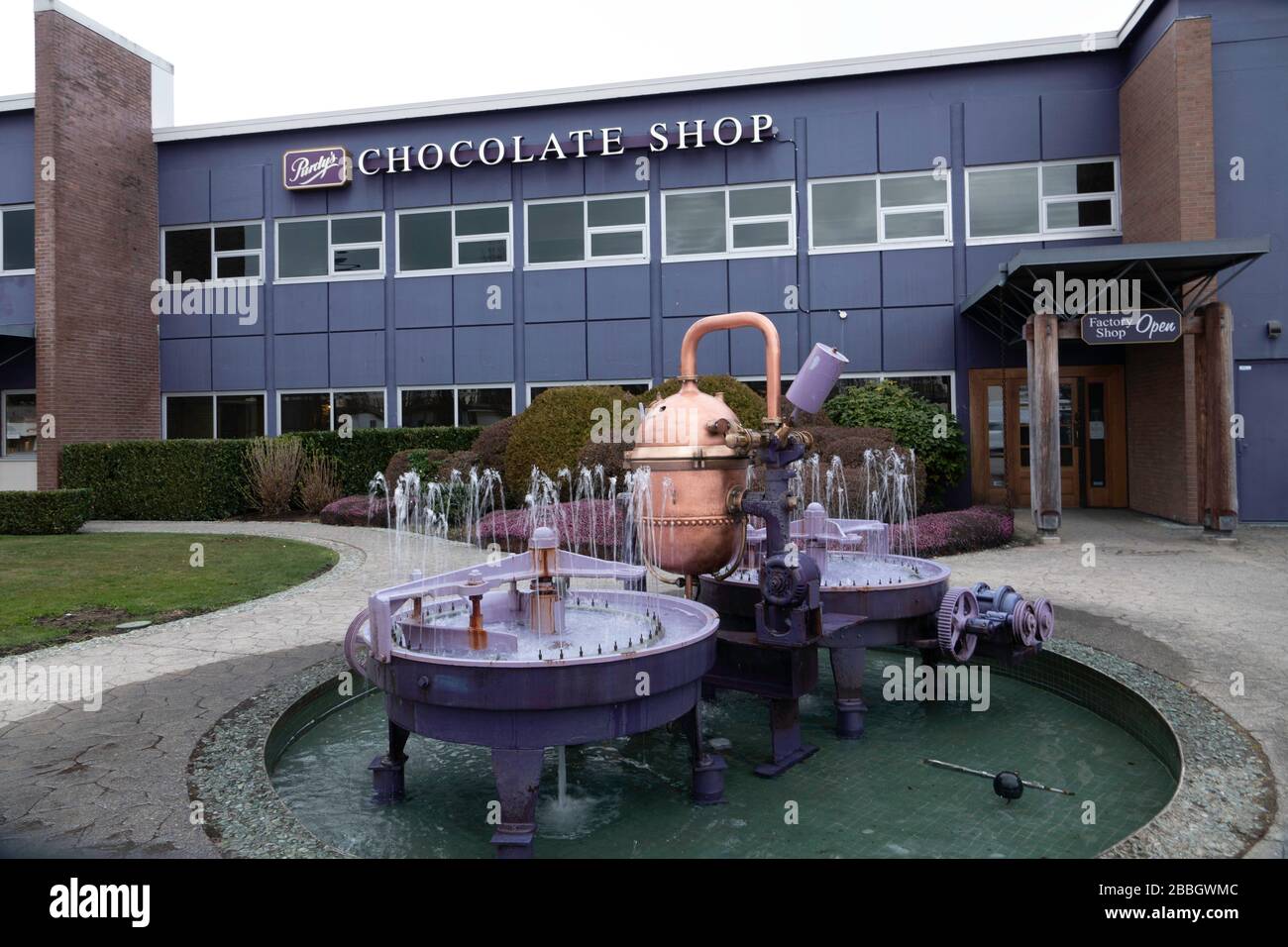 Purdy's chocolate factory located in Vancouver Stock Photo Alamy