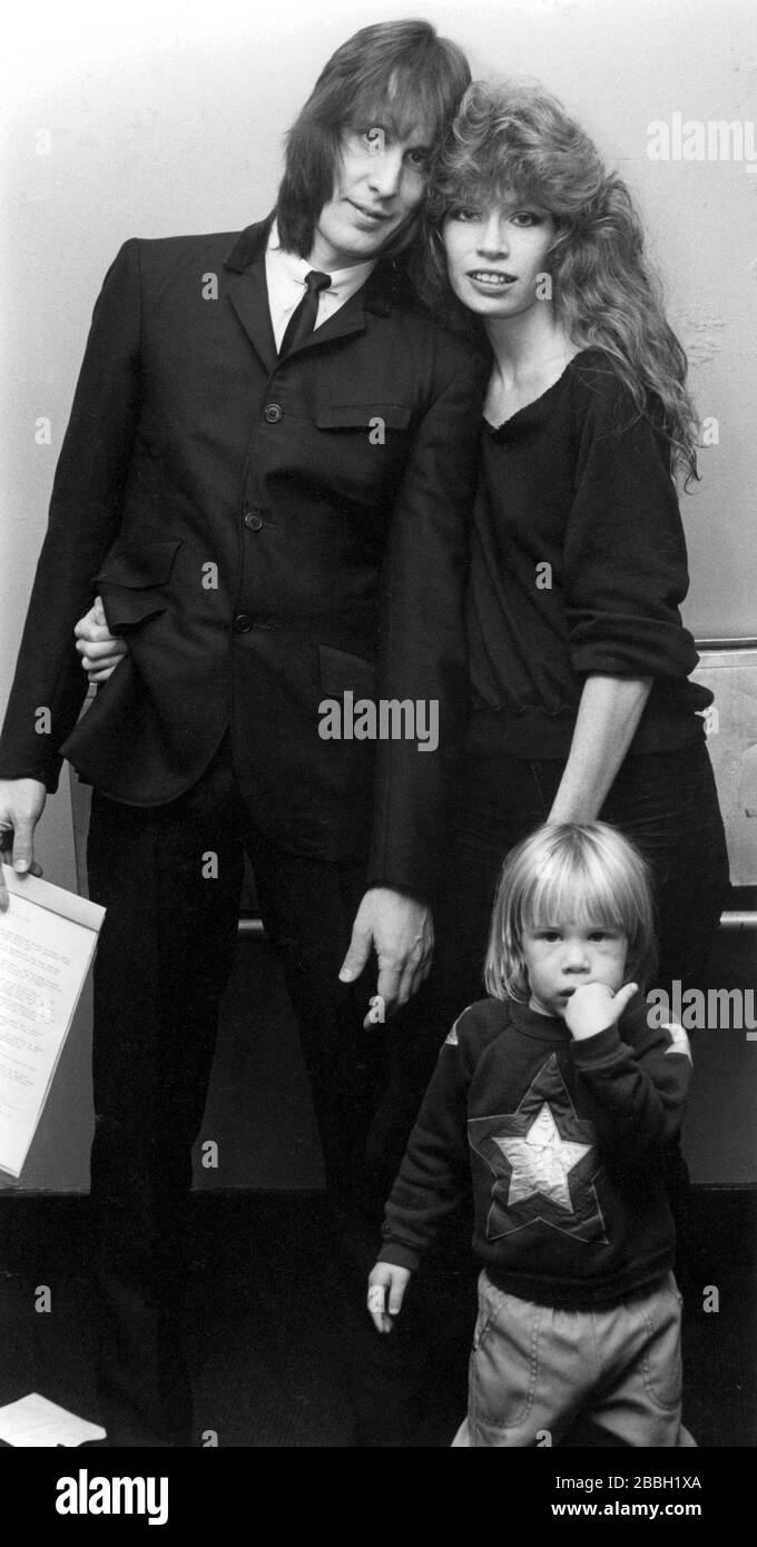 Todd Rundgren with wife Michelle and son Rex RundgrenPhiladelphia 1982