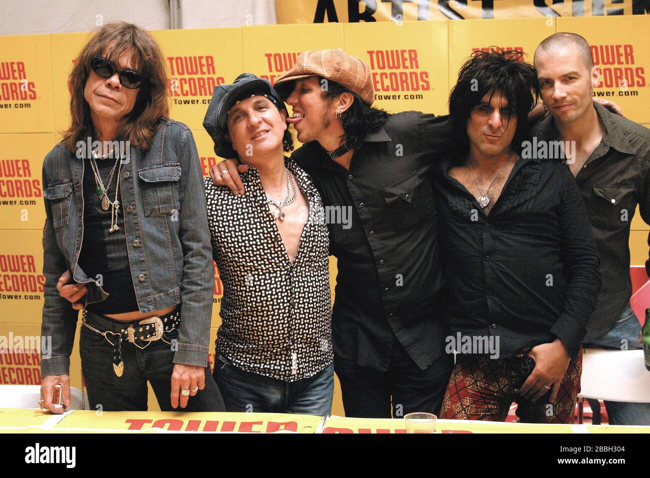 New York Dolls pose for portraits at The San Diego Street Scene on August 5, 2006. Credit:  Scott Weiner / MediaPunch Stock Photo
