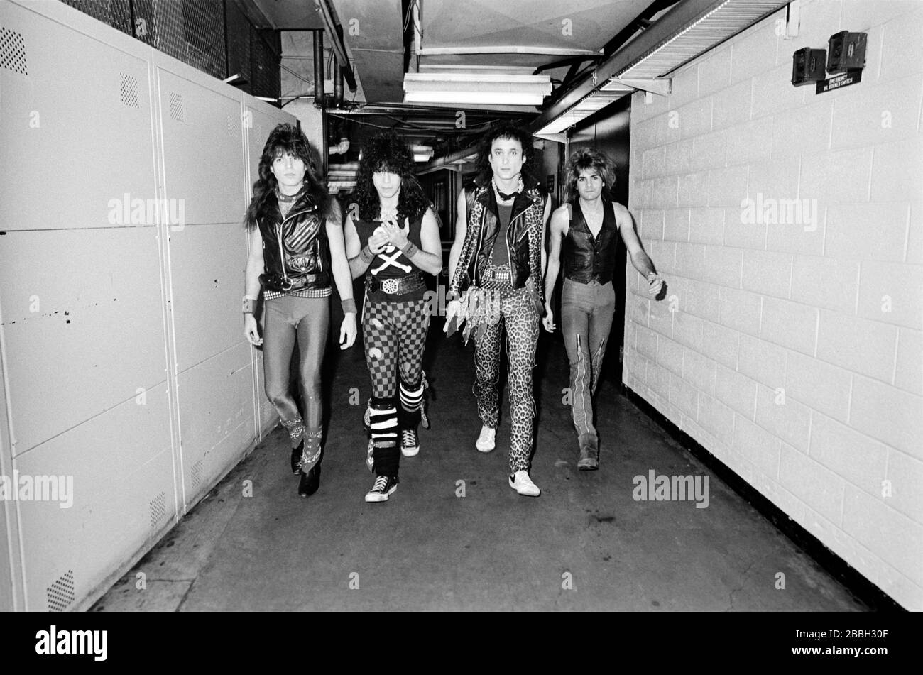 Quiet Riot about to take the stage at the Spectrum in Philadelphia, PA