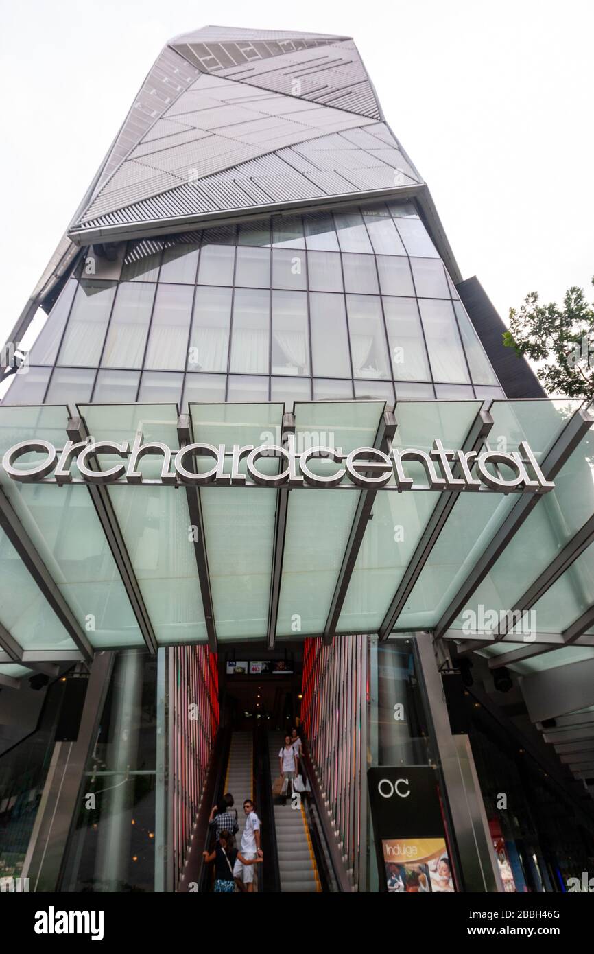 Orchard Central, shopping mall in Singapore Stock Photo - Alamy