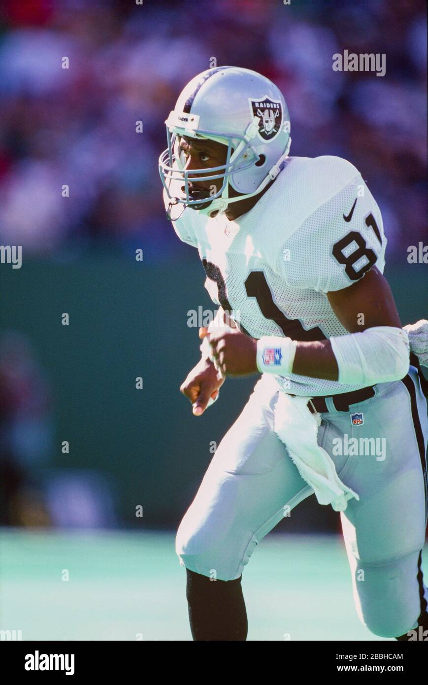 Tim Brown of the Oakland Raiders Stock Photo