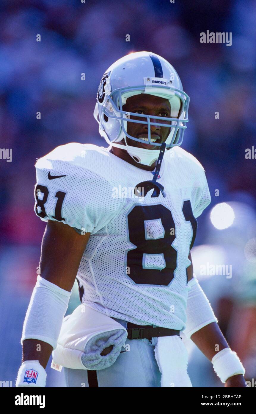Tim Brown of the Oakland Raiders Stock Photo