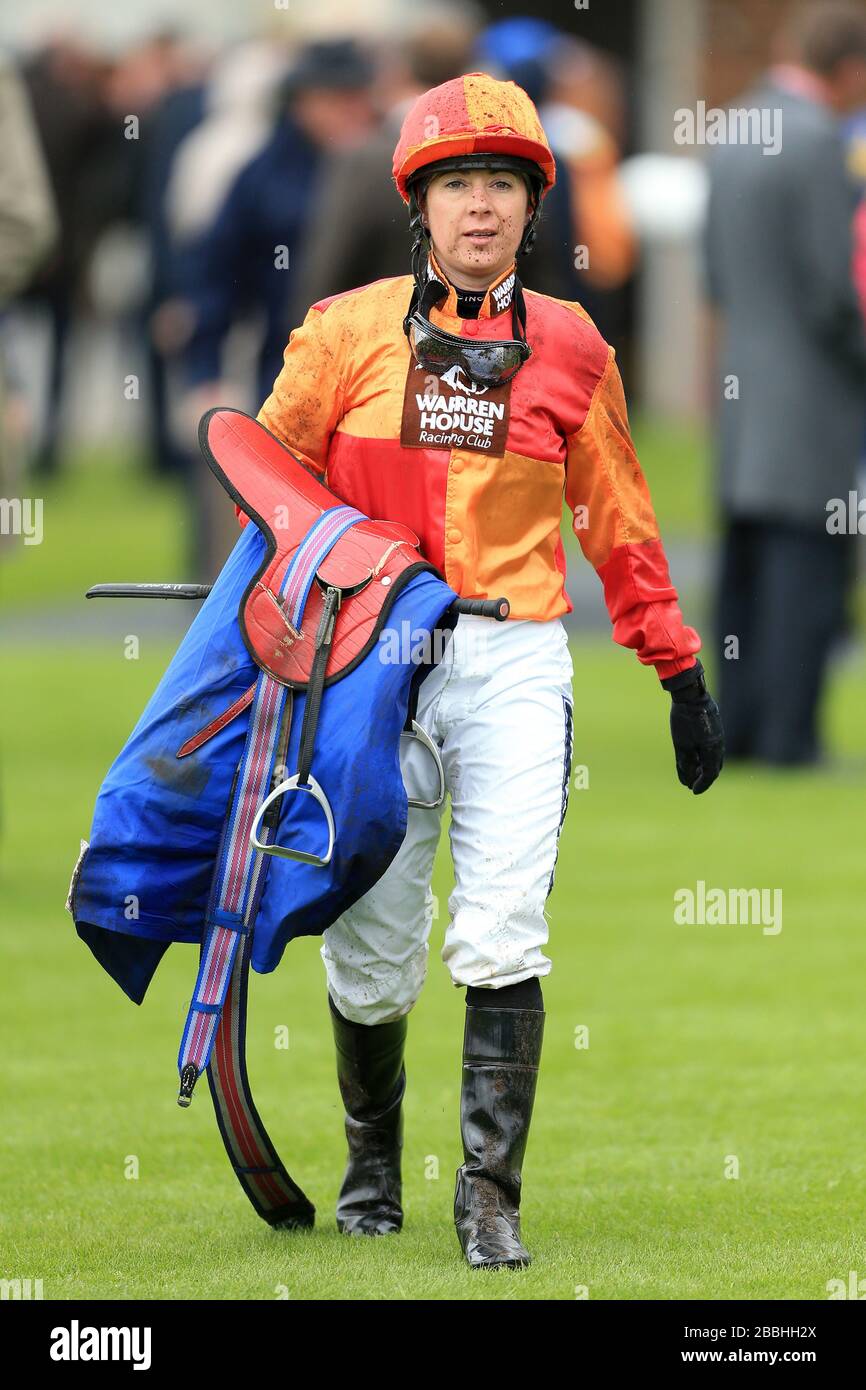 Hayley Turner, jockey Stock Photo Alamy