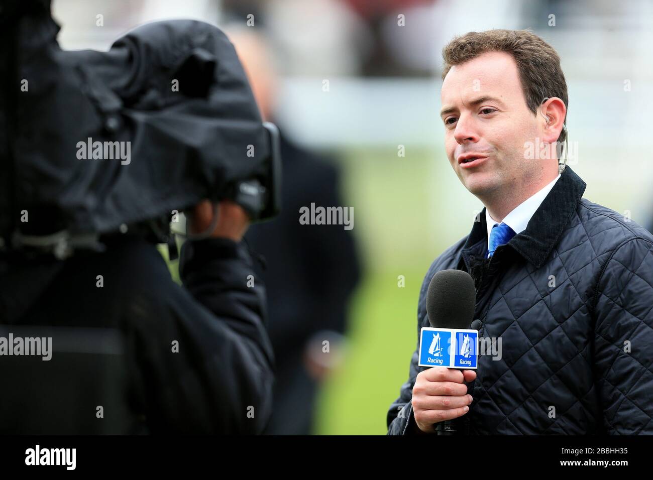 Nick Luck, Channel Four horse racing presenter Stock Photo Alamy