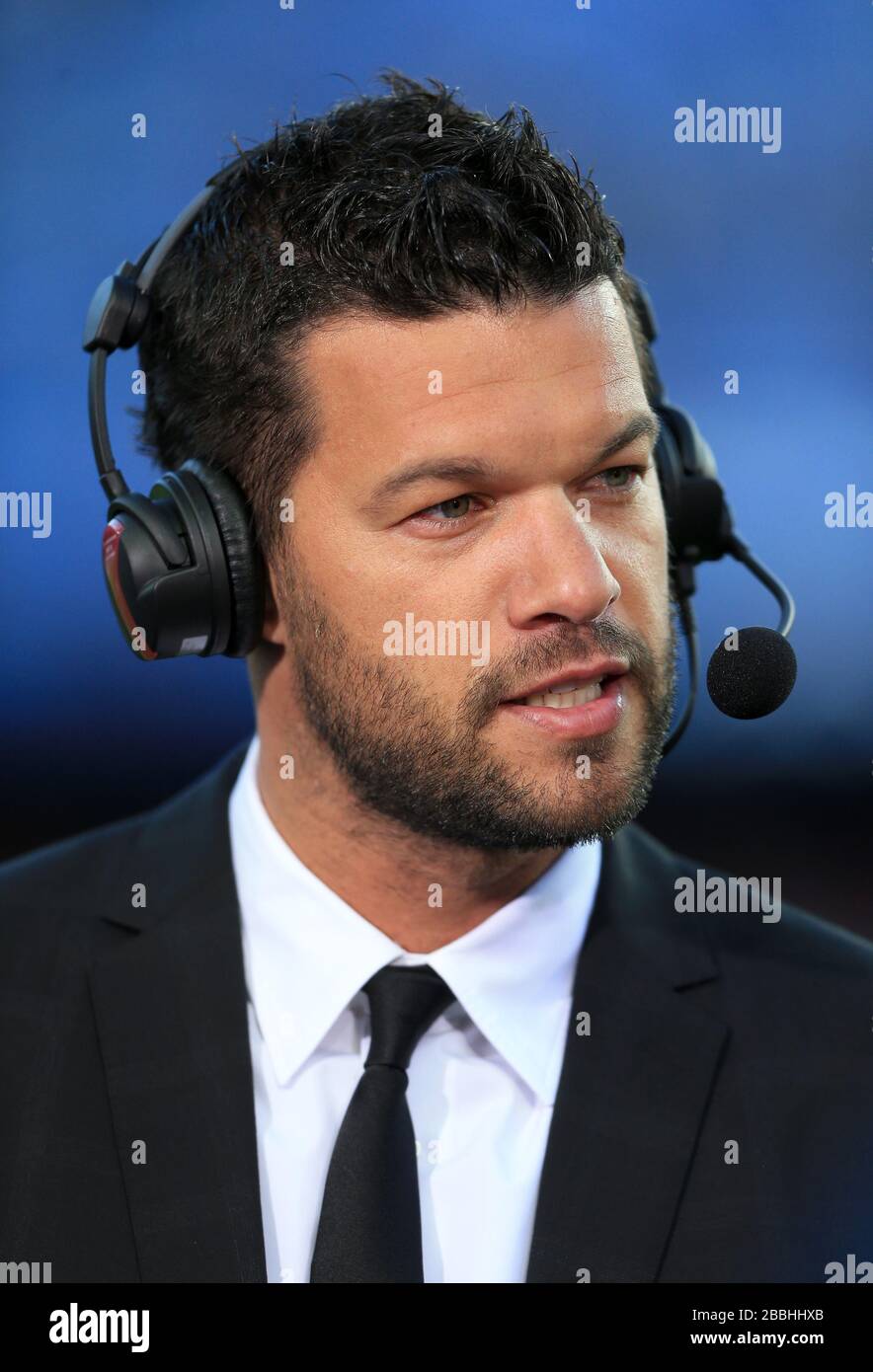 Football pundit Michael Ballack Stock Photo Alamy