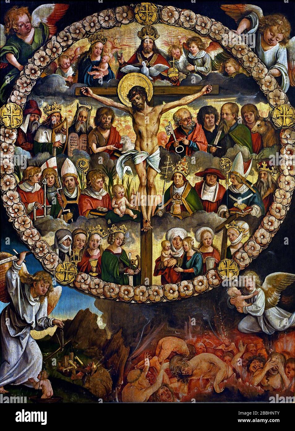 Triptych Of The Rosary 1510 Hans Suess Von Kulmbach 1485 1522 German Triptych Of The Rosary 1510 Hans Suess Von Kulmbach 1485 1522 German