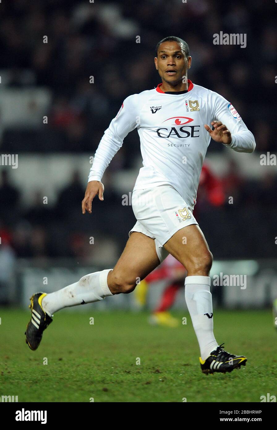 Mathias KouoDoumbe, Milton Keynes Dons Stock Photo Alamy