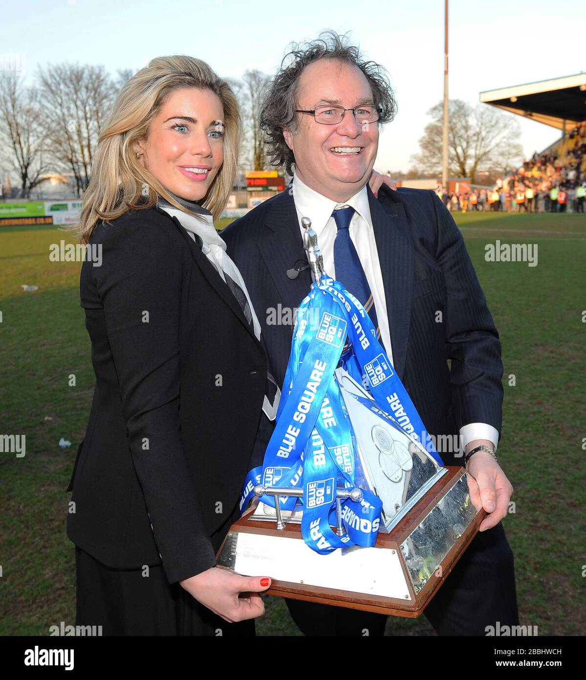 Mansfield Town chairwoman, Carolyn Radford and owner John Radford
