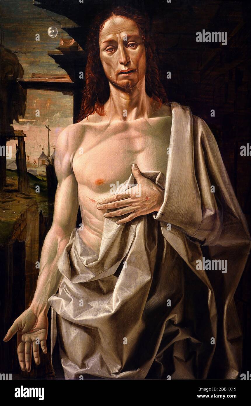 The Risen Christ 1490 Bramantino 1465 Milan 1530  Italy Italian Stock Photo