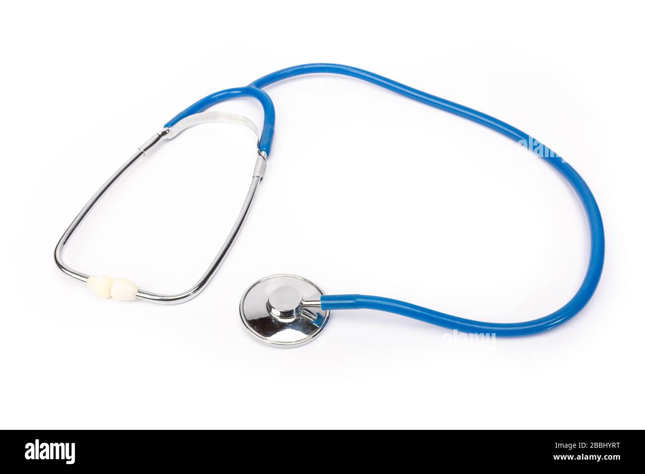 close up of stethoscope on white background in studio Stock Photo - Alamy