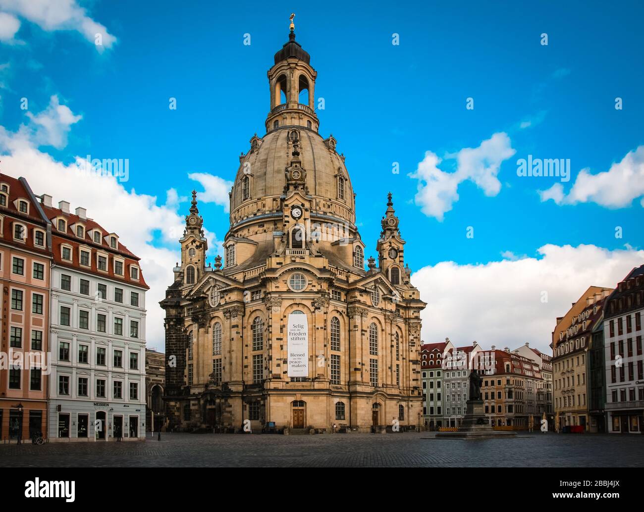 Dresden is a beautiful city in the east of Germany with impressive buildings in the Baroque style Stock Photo