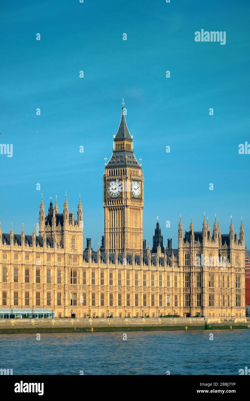 Big Ben and House of Parliament in London. Stock Photo