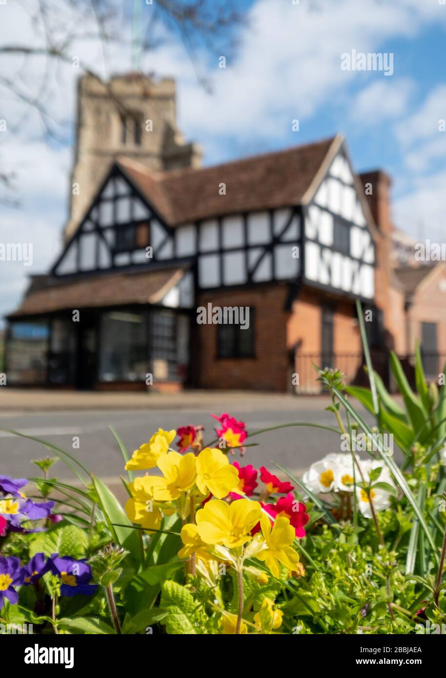 Pinner Parish Church in High Street, Pinner, Middlesex UK with historic
