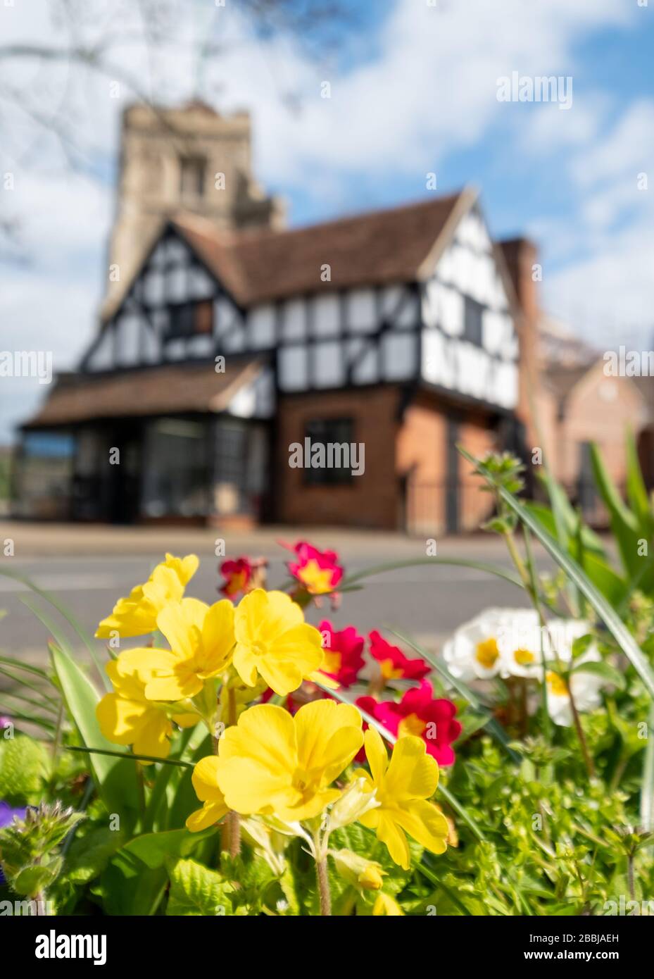 Pinner Parish Church in High Street, Pinner, Middlesex UK with historic