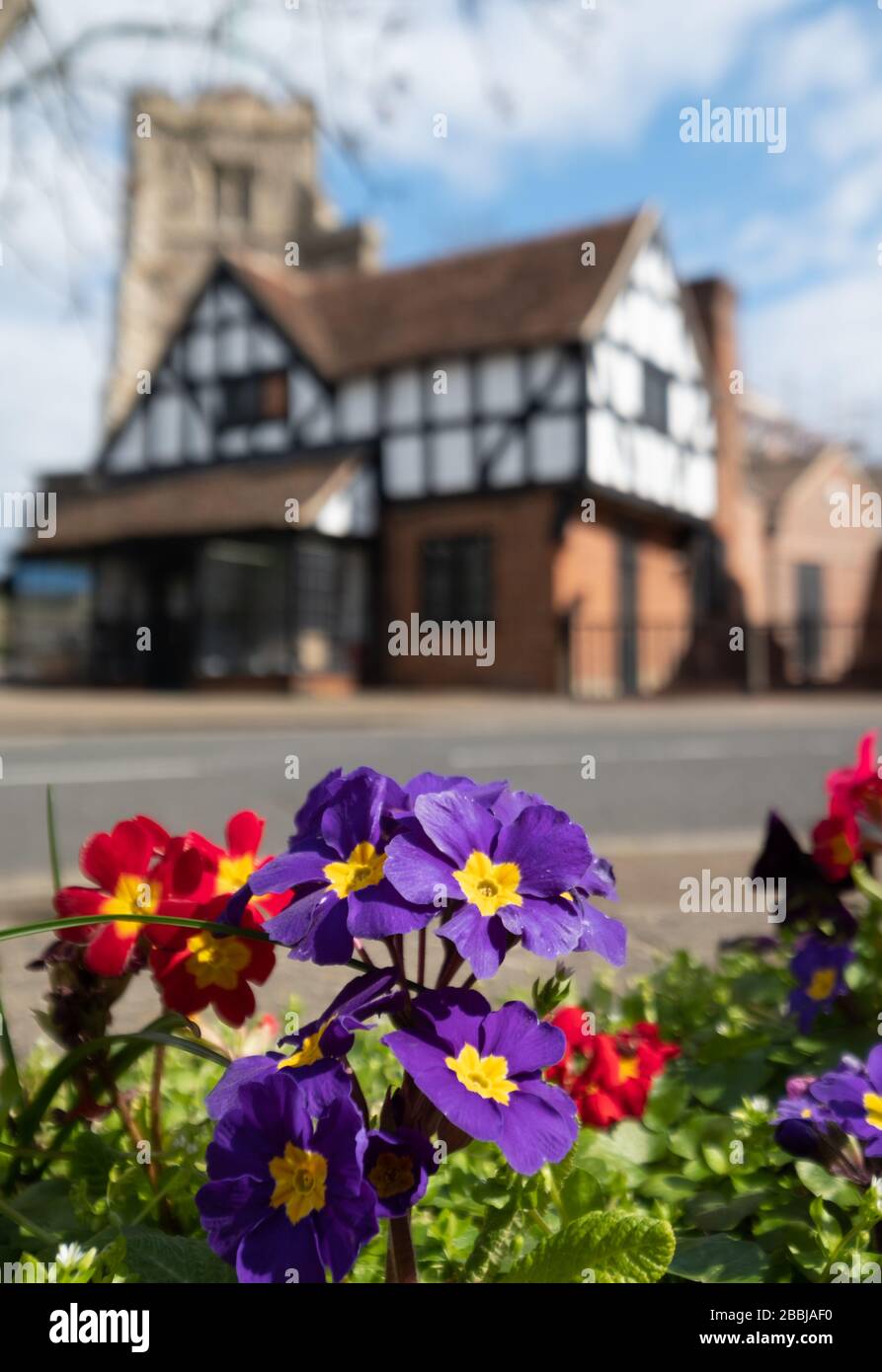 Pinner Parish Church in High Street, Pinner, Middlesex UK with historic