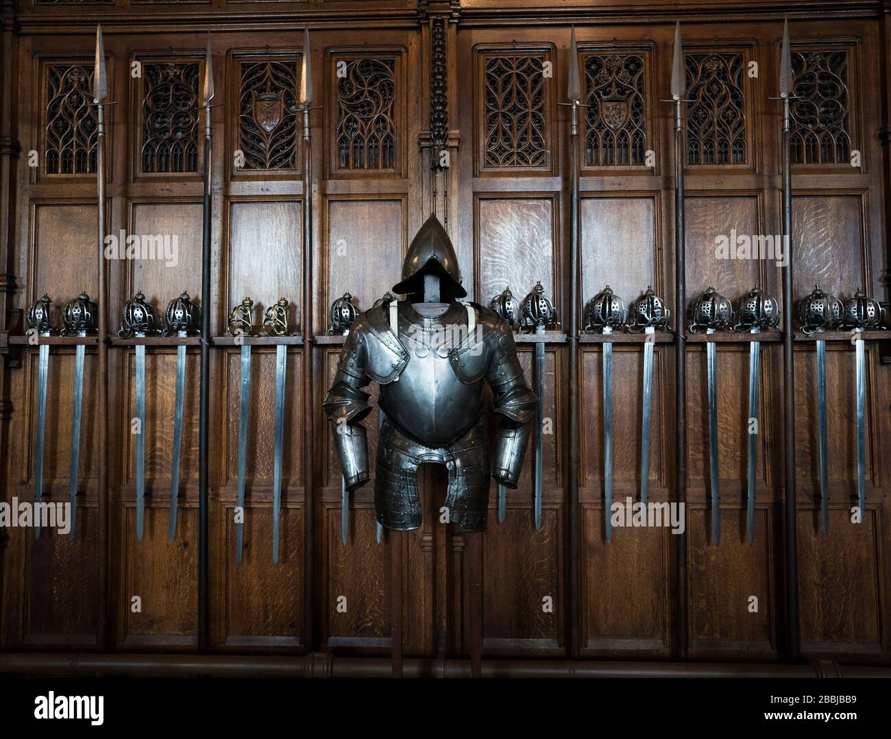 Knight in shining armor Stock Photo