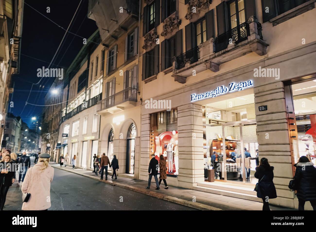 Fashion showroom in milan italy hi-res stock photography and images - Alamy