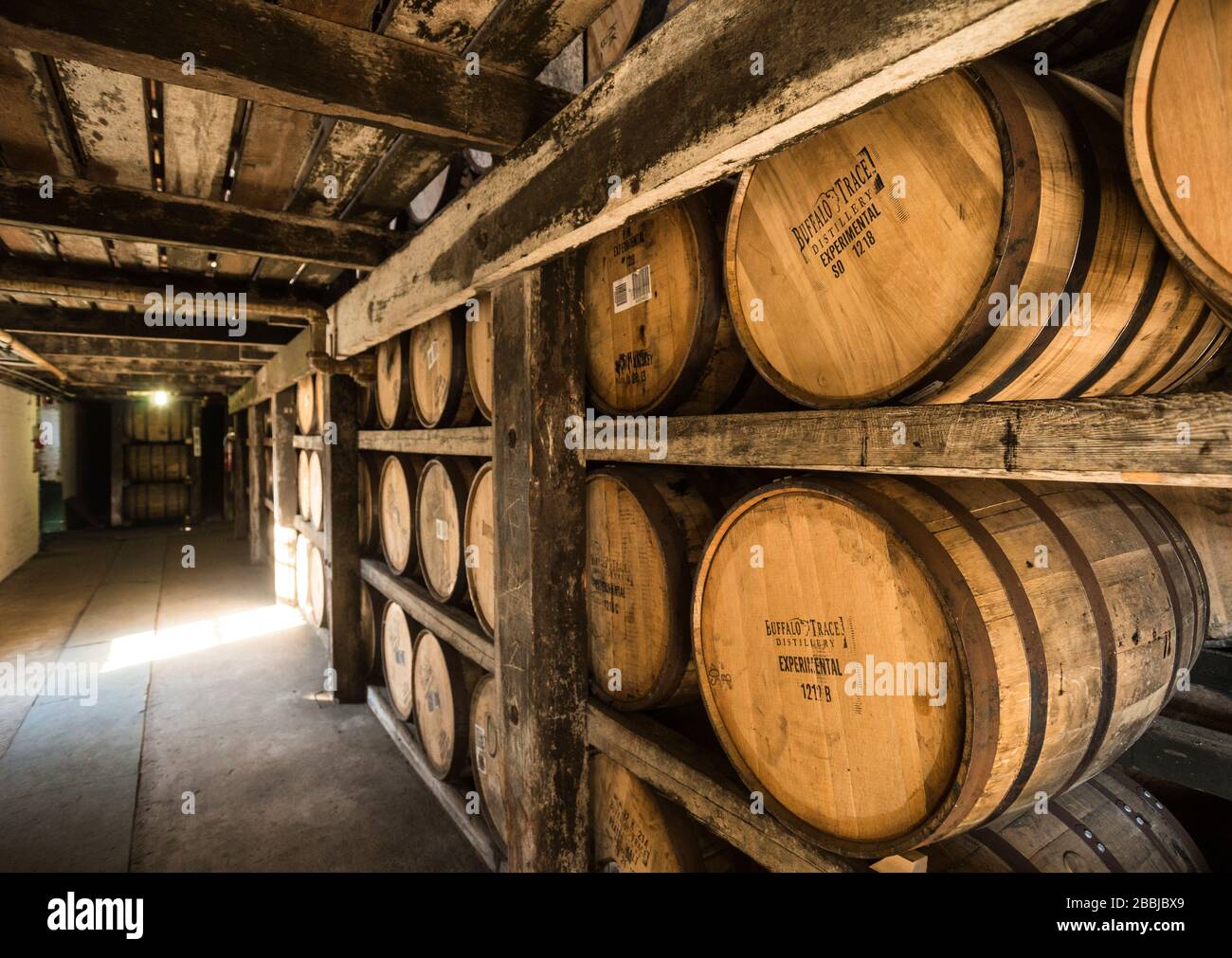 Buffalo Trace Bourbon Distillery, Frankfort, KY, USA Stock Photo