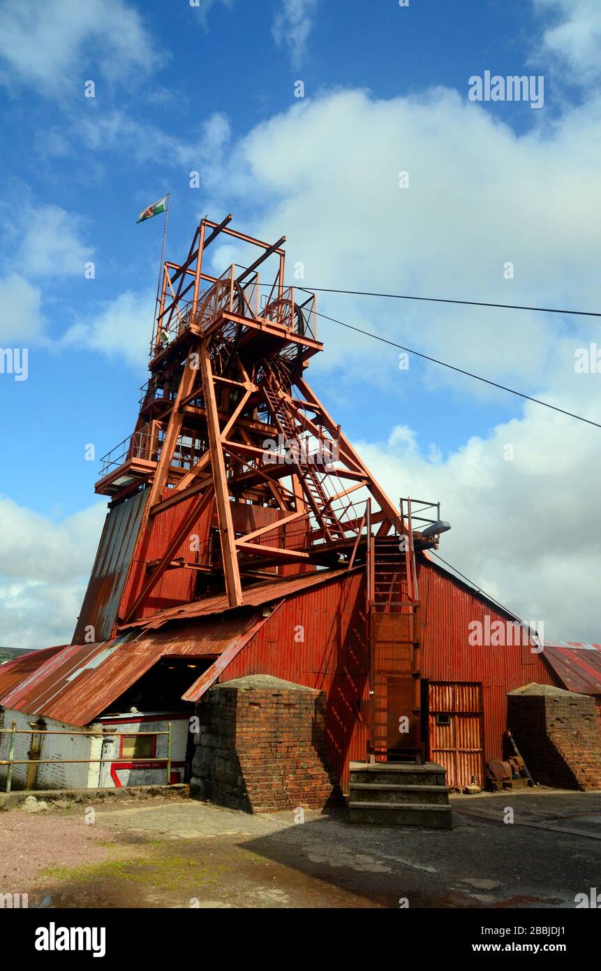 Big Pit National Coal Museum in Blaenavon, Torfaen, Wales Stock Photo
