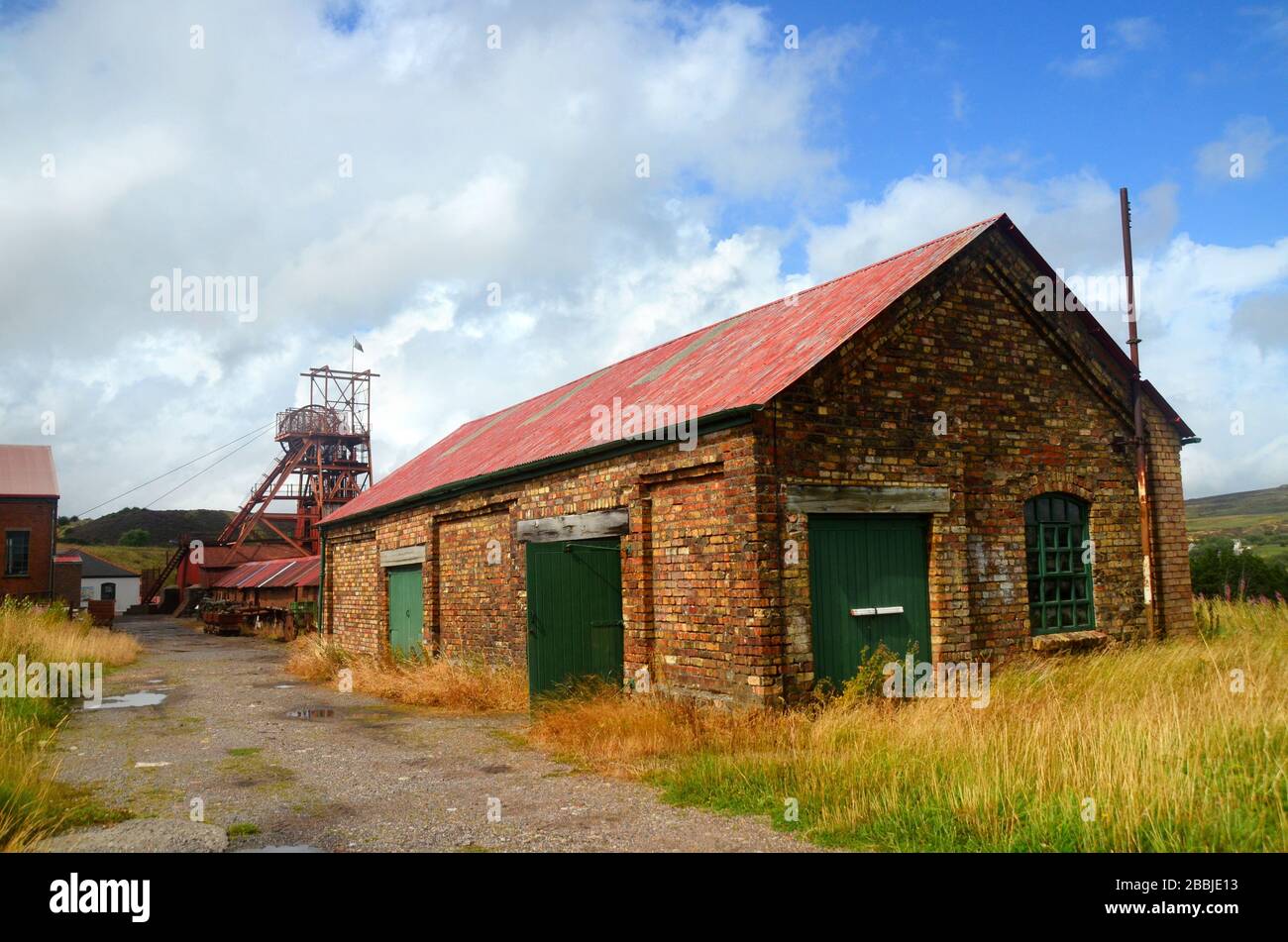 Big Pit National Coal Museum in Blaenavon, Torfaen, Wales Stock Photo