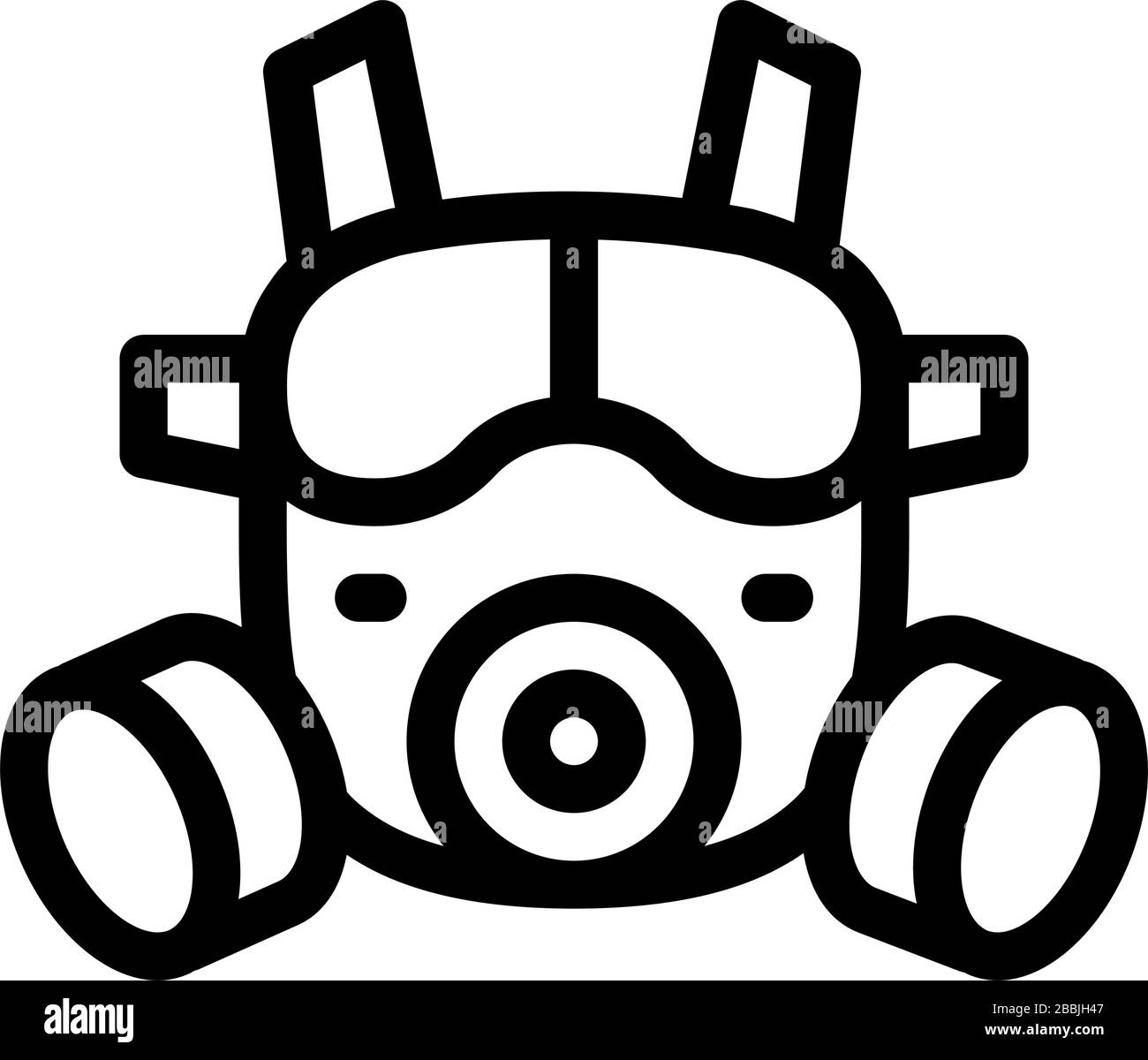 safety vest icon vector outline illustration Stock Vector Image & Art ...