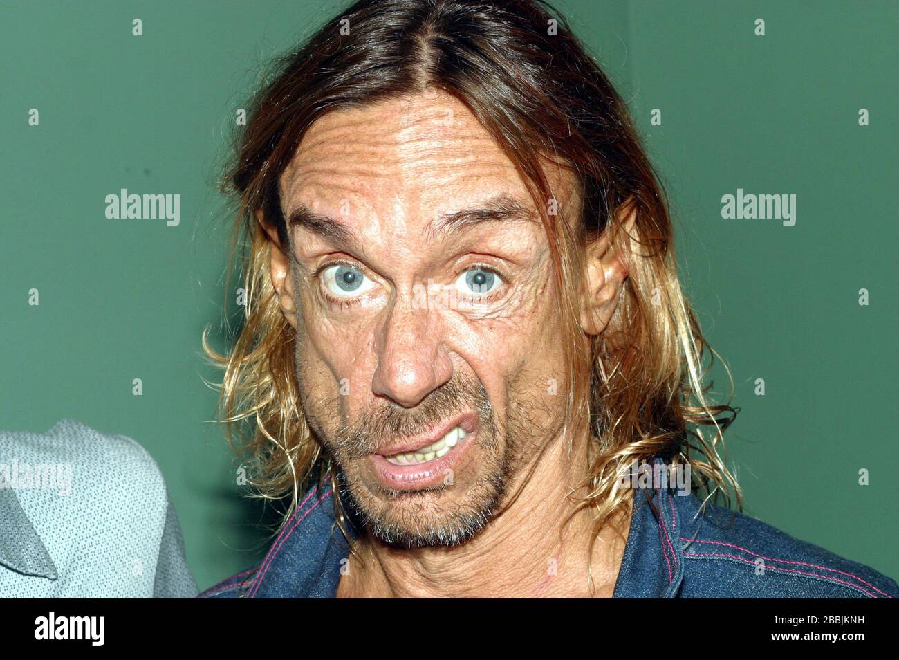 Iggy Pop  at the MTV Video Music Awards pre-party/concert at Roseland Ballroom in New York City.  August 27, 2003.  Credit:  Scott Weiner / MediaPunch Stock Photo