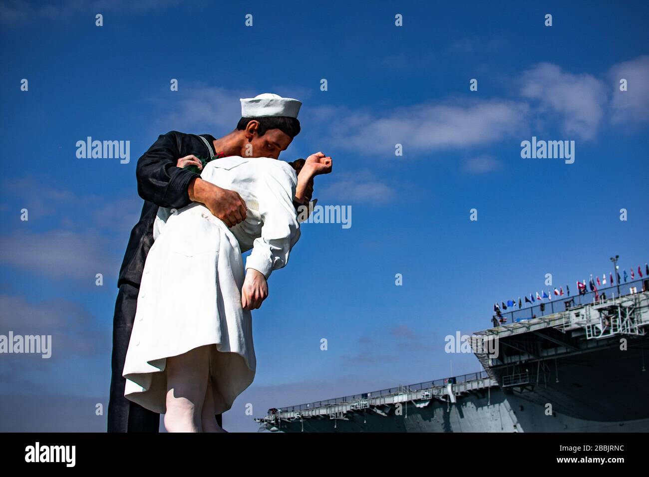 The Unconditional Surrender Statue in San Diego Stock Photo Alamy
