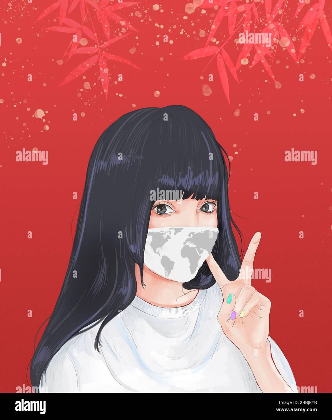 Asian Girl Mask High Resolution Stock Photography and Images - Alamy