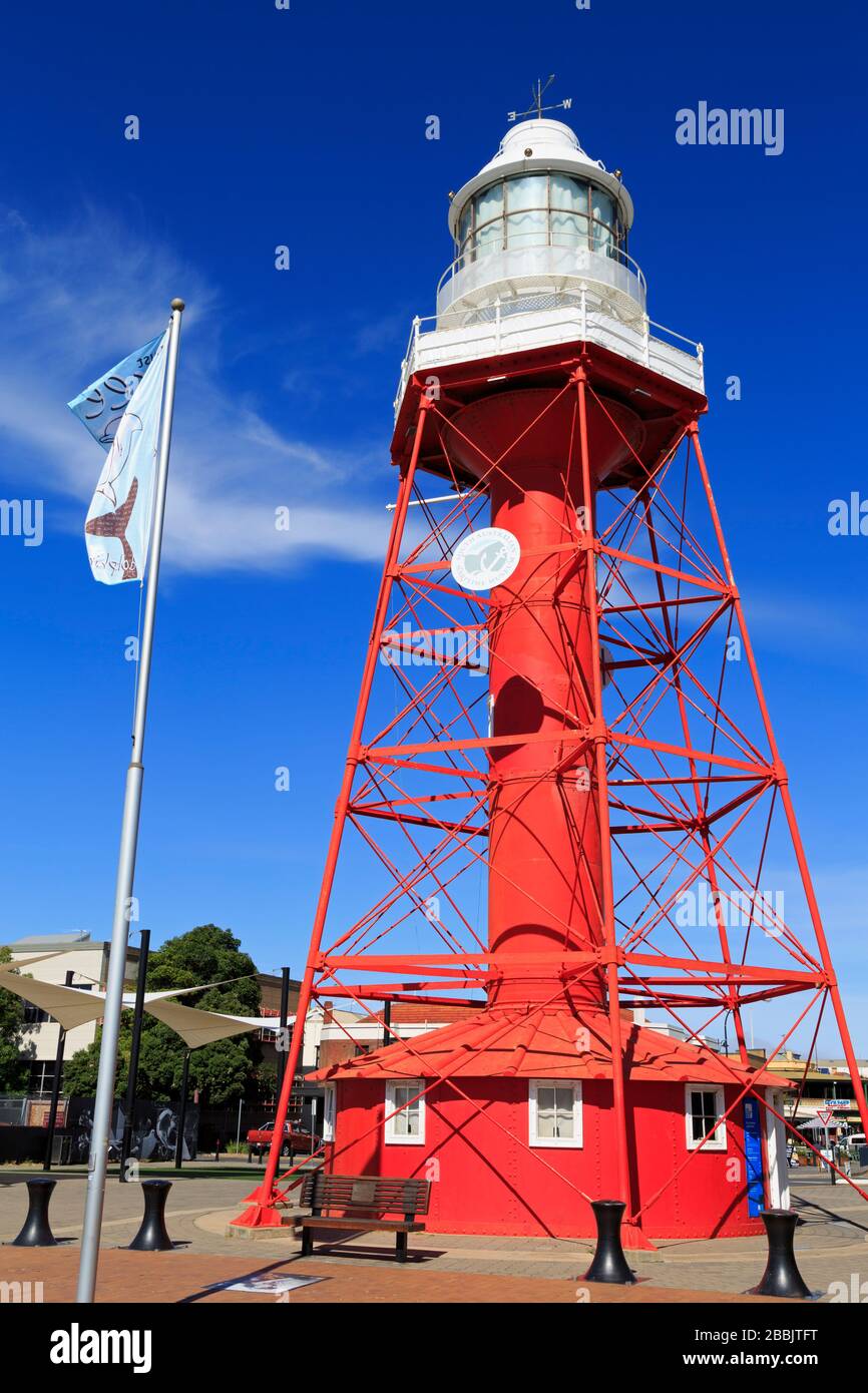 Port Adelaide Lighthouse, (formerly South Neptune Island)  South Australia, Australia Stock Photo