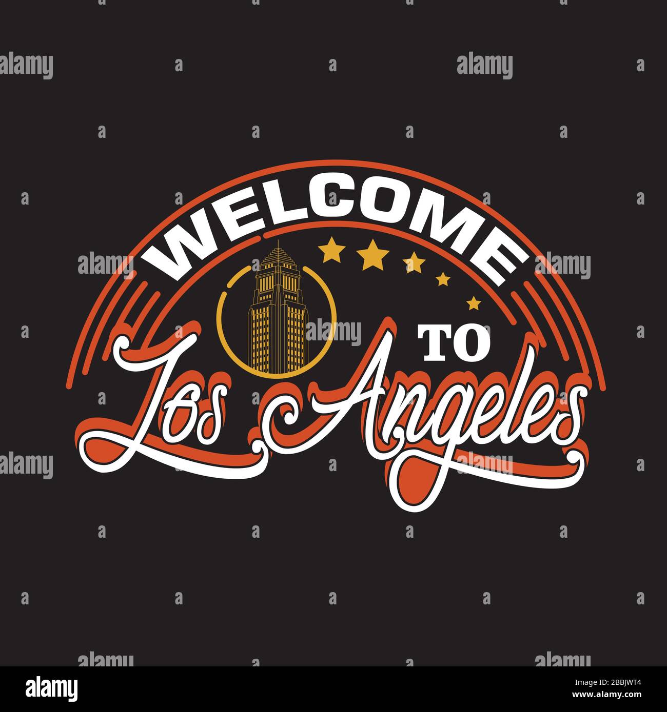 Los Angeles Quotes and Slogan good for TShirt. to Los Angeles