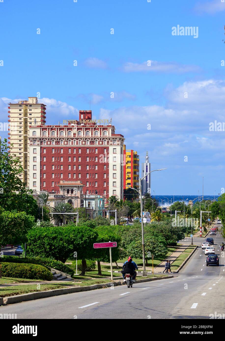 Hotel Presidente, Vedado, Havana, Cuba Stock Photo