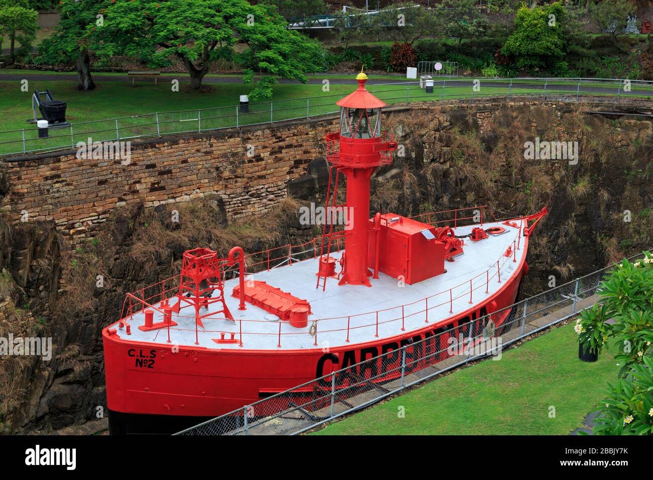 Lightship Carpentaria, Maritime Museum, Brisbane, Queensland, Australia Stock Photo