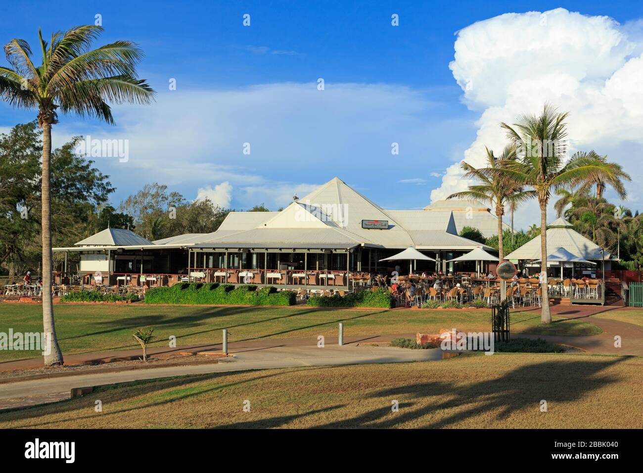 Sunset Bar & Grill, Cable Beach, Broome, Western Australia Stock Photo