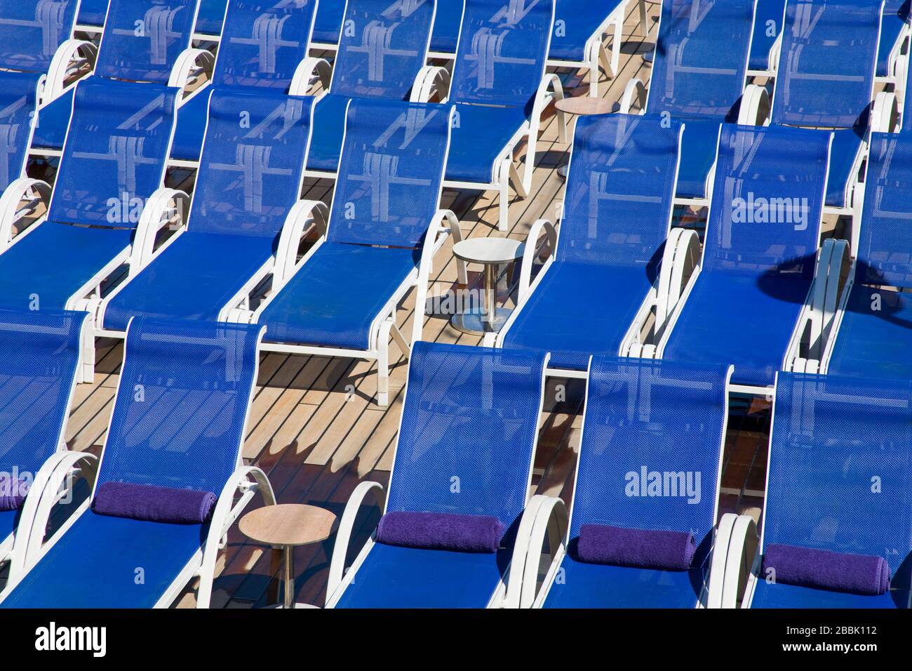 Deck chairs on cruise ship hi-res stock photography and images - Alamy